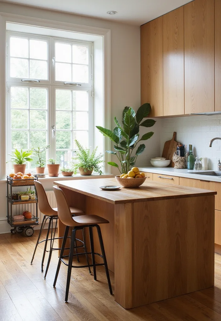 9 Cozy Modern Small Kitchen Design Ideas for Apartments That Feel Twice the Size - 3. Use Multi-functional Furniture 1