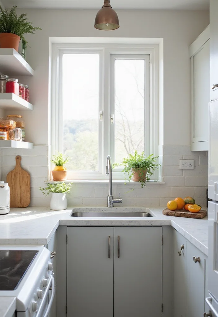 9 Cozy Modern Small Kitchen Design Ideas for Apartments That Feel Twice the Size - 4. Opt for Light Colors 1