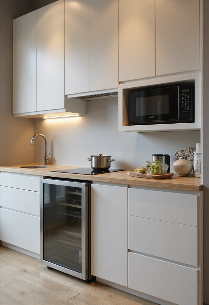 9 Cozy Modern Small Kitchen Design Ideas for Apartments That Feel Twice the Size - 6. Incorporate Smart Appliances 1