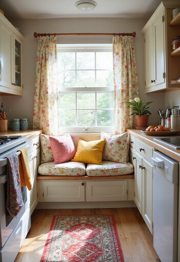 9 Cozy Modern Small Kitchen Design Ideas for Apartments That Feel Twice the Size - 7. Add Layers with Textiles 1