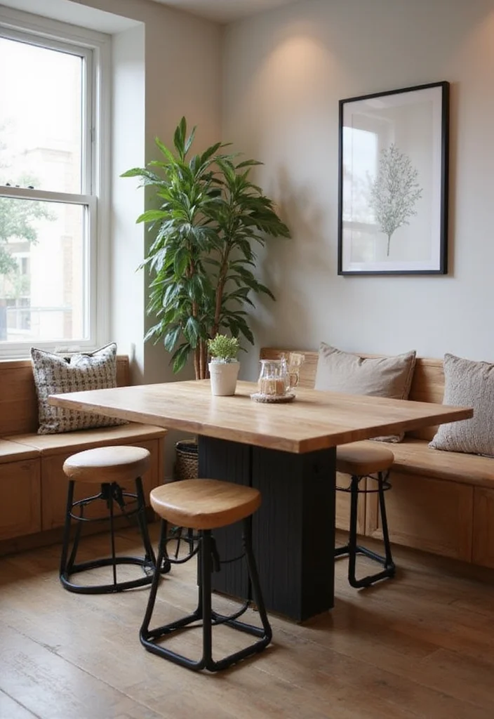 15 Warm Modern Small Dining Room Ideas for Every Layout That Make Hosting Feel Effortless - 1. Multifunctional Furniture 1