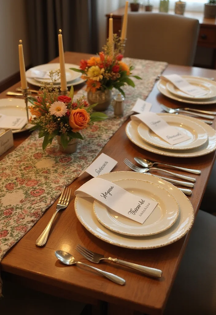 15 Warm Modern Small Dining Room Ideas for Every Layout That Make Hosting Feel Effortless - 13. Customized Table Settings 1