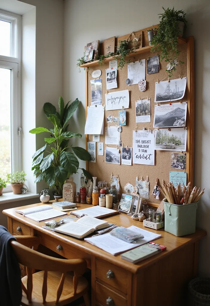 20 Warm Cozy Contemporary Home Office Ideas for Small Spaces That Actually Make You Want to Work - 16. Personal Touches and Mementos 1