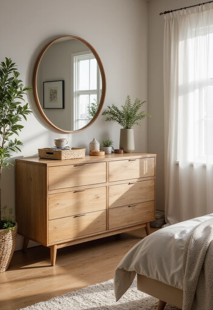 18 Cozy Modern Small Bedroom Storage Ideas for Renters That Find Floor Space You Forgot You Had - 13. Tall Dressers 1