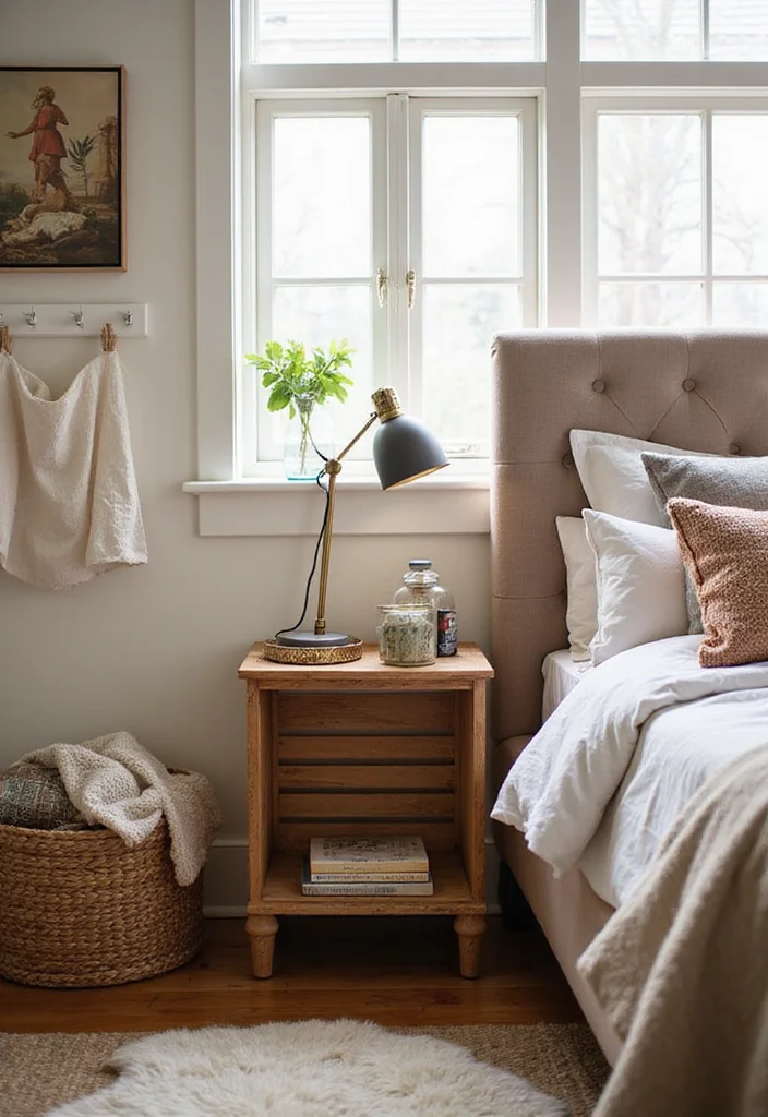 18 Cozy Modern Small Bedroom Storage Ideas for Renters That Find Floor Space You Forgot You Had - 16. Reinventing Nightstands 1