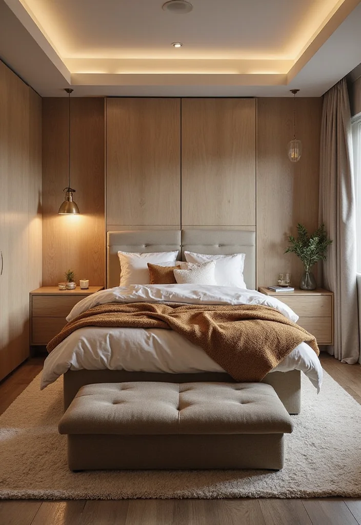 18 Cozy Modern Small Bedroom Storage Ideas for Renters That Find Floor Space You Forgot You Had - 3. Multifunctional Furniture 1