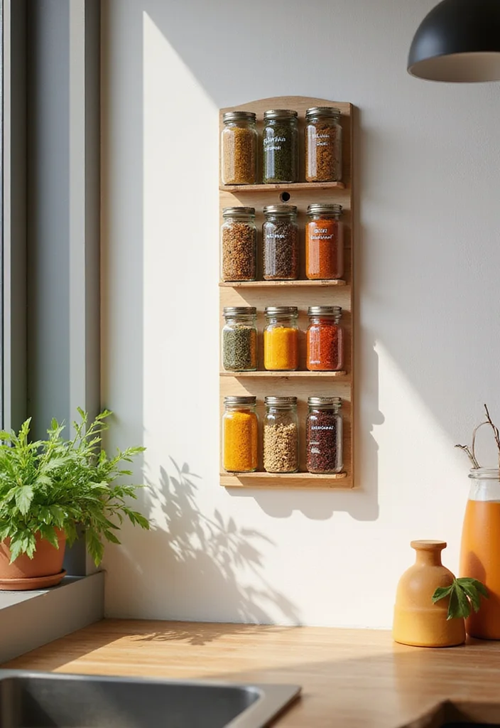 21 Cozy Modern Small Kitchen Storage Ideas That Make Every Inch Feel Custom - 2. Spice Up with Magnetic Spice Racks 1