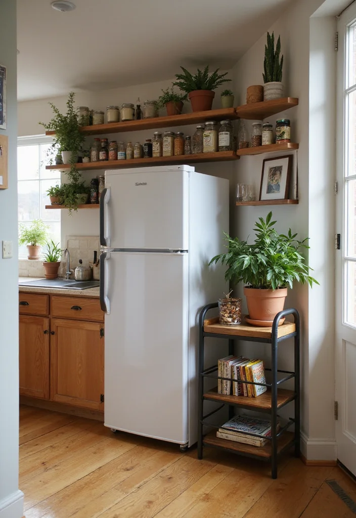 21 Cozy Modern Small Kitchen Storage Ideas That Make Every Inch Feel Custom - 7. Utilize Nooks and Crannies Wisely 1