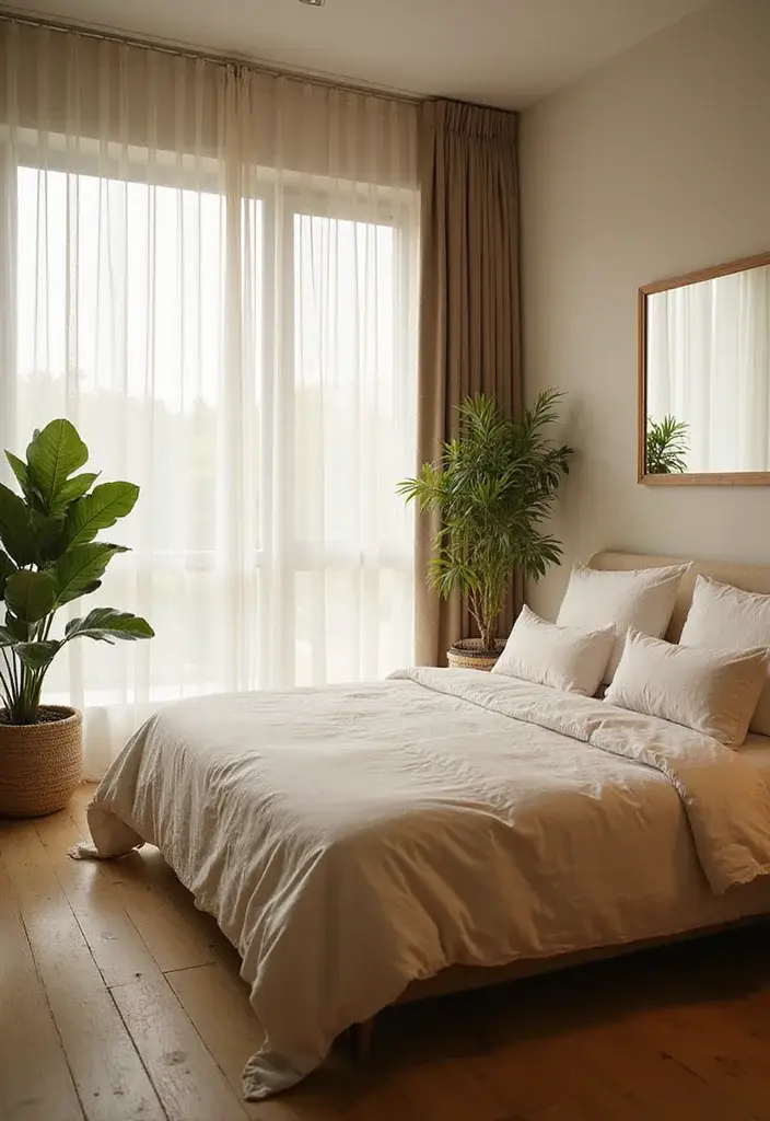 24 Cozy Modern Bedroom Lighting Ideas for Renters That Glow Like a Boutique Hotel - 16. Natural Light Enhancements 1