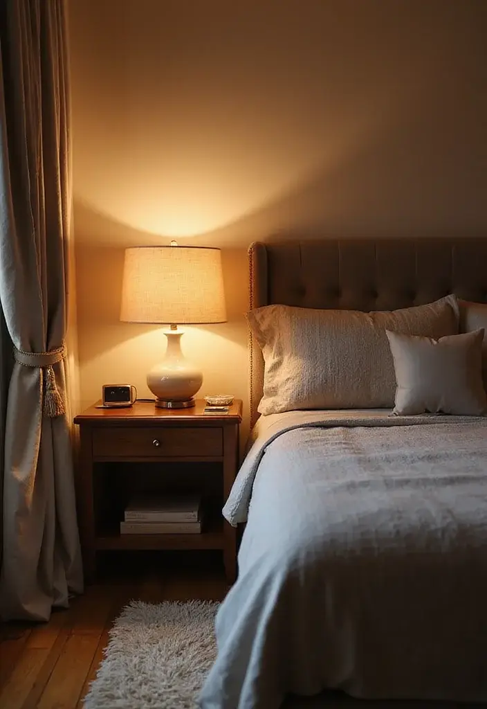 24 Cozy Modern Bedroom Lighting Ideas for Renters That Glow Like a Boutique Hotel - 18. Soft Focus Lighting 1