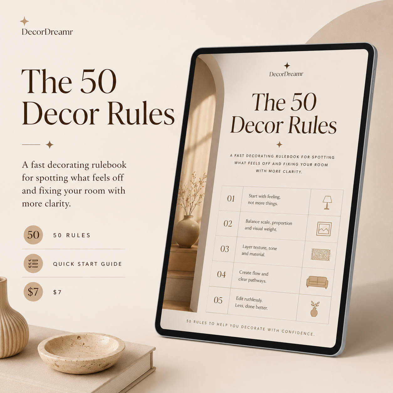 The 50 Decor Rules: A Contrarian Field Guide