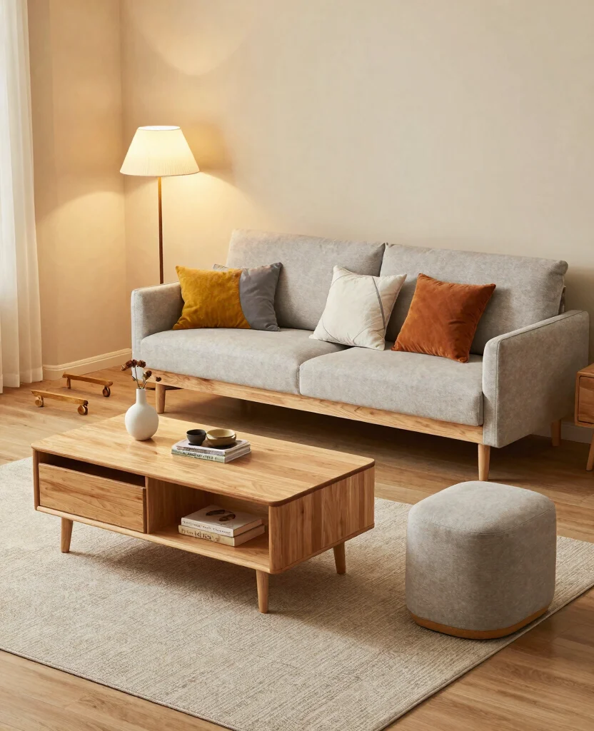 Transform Your Small Apartment Living Room with Cozy Decor Ideas for Maximum Style - 1. Choose the Right Furniture: Go for Multipurpose Pieces 1