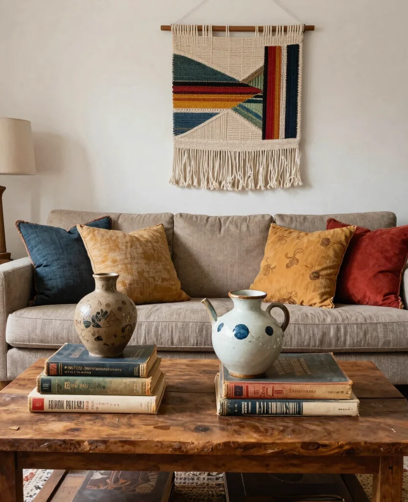Transform Your Small Apartment Living Room with Cozy Decor Ideas for Maximum Style - 8. Personalize with Unique Decor Finds 1